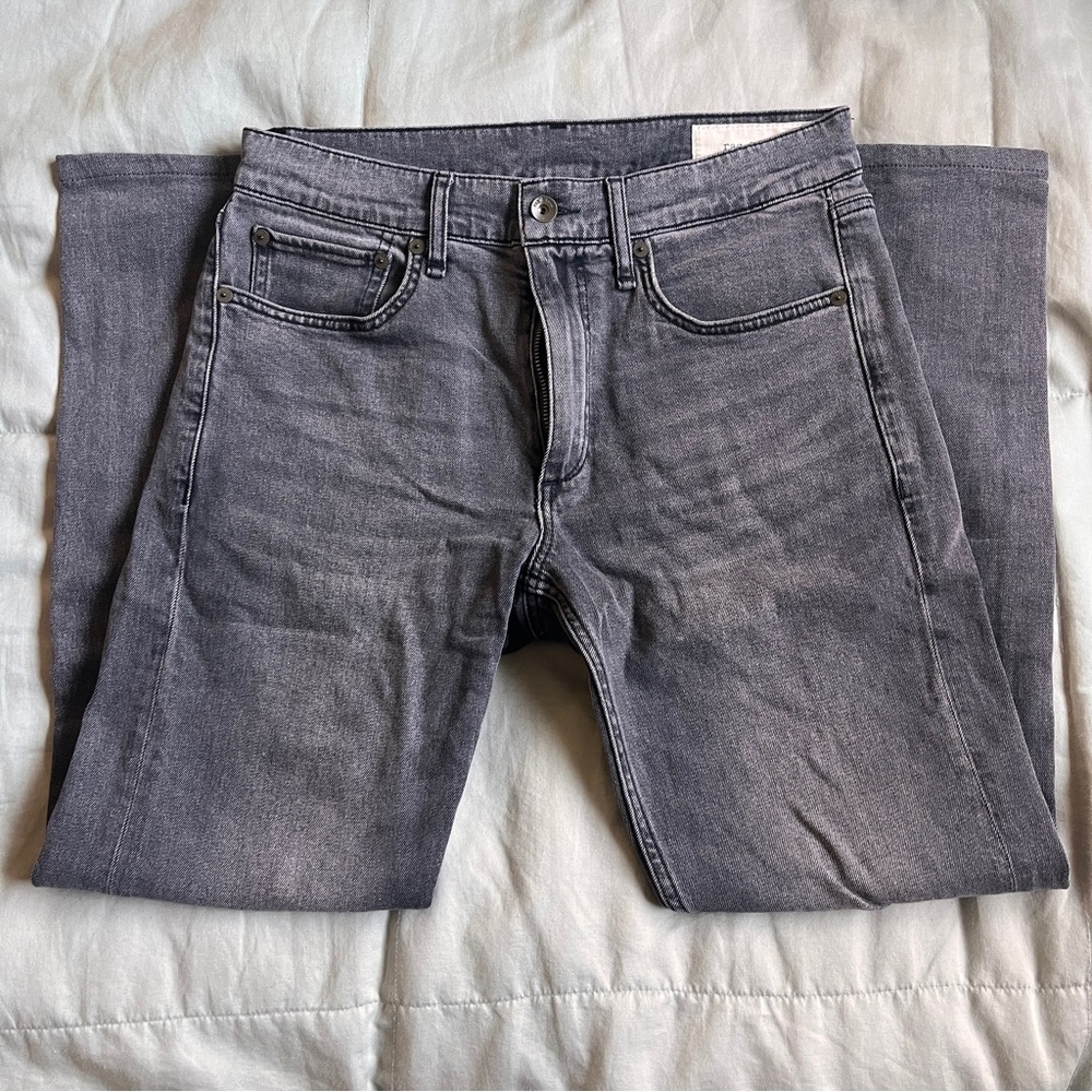 Rag & bone Men's Gray Slim Fit Jeans